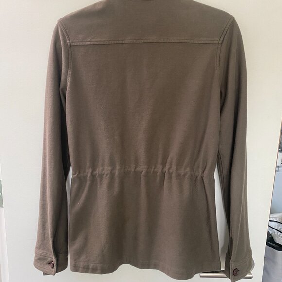 Standard James Perse Utility Drawstring Jacket Coat Black Size 4 (ish) - Picture 3 of 5